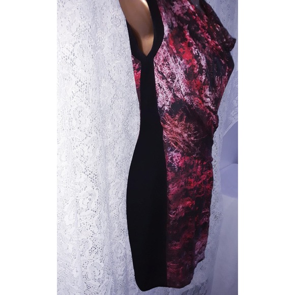 Helmut Lang Sz 0 Auth Midnight Floral Bodycon Runway Dress - Picture 7 of 7